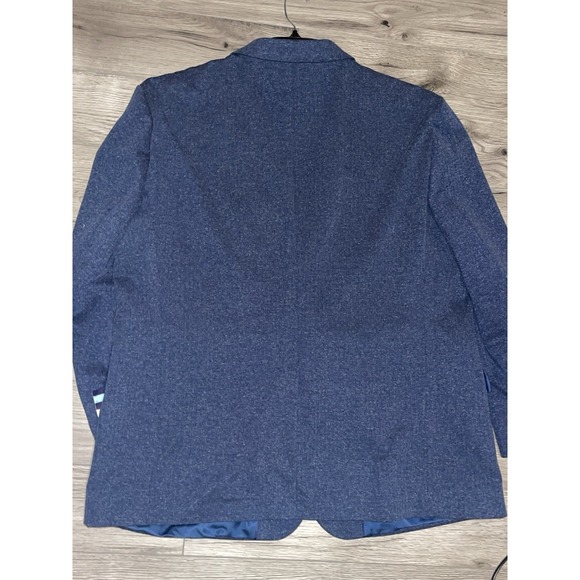 Stafford Blazer Big & Tall Stretch Comfort Jacket Coat Navy 54 Long New With Tag - Picture 5 of 16